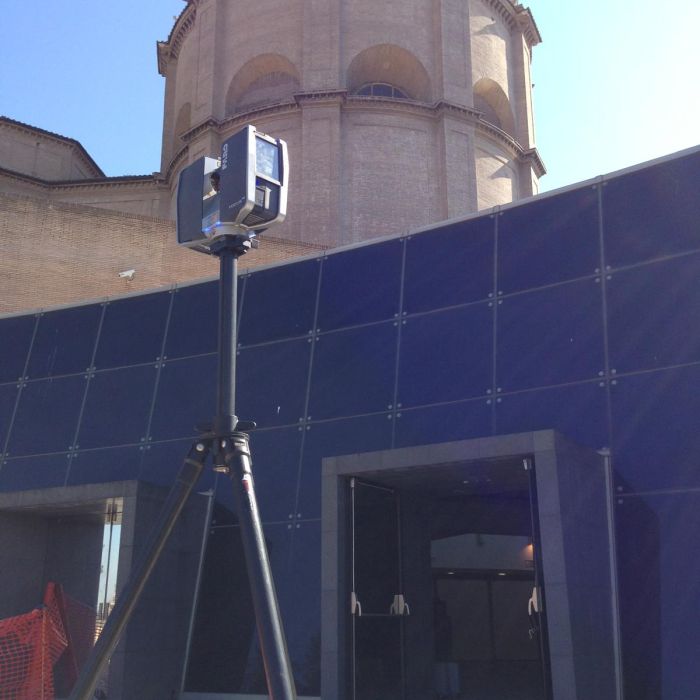 Rilievo musei vaticani con laser scanner